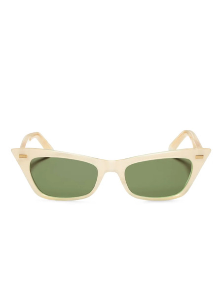  Valentino Garavani Eyewear Cat Eye Sunglasses - White 