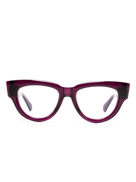  Valentino Garavani Eyewear V-essential Iii Cat-eye Glasses - Purple 