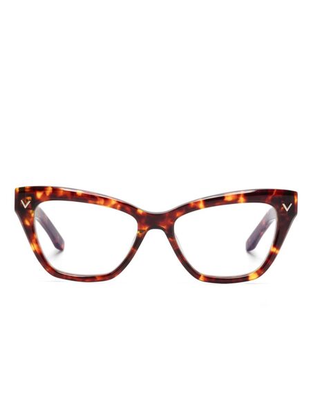  Valentino Garavani Eyewear V-tale Glasses - Brown 