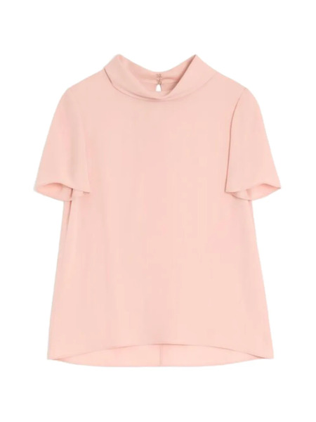  Valentino Garavani Georgette Top - Pink 