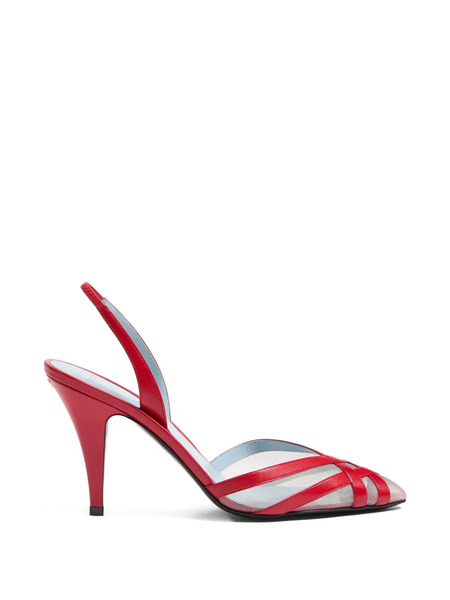  Valentino Garavani Impudance Slingback Pumps - Red 