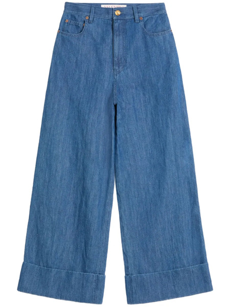  Valentino Garavani Lightweight Wide-leg Jeans - Blue 