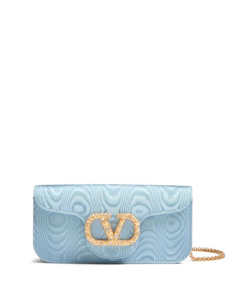  Valentino Garavani Locò Clutch Bag - Blue 
