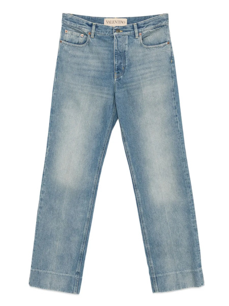  Valentino Garavani Logo-patch Jeans - Blue 