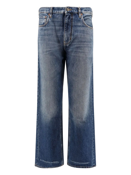  Valentino Garavani Logo-patch Jeans - Blue 