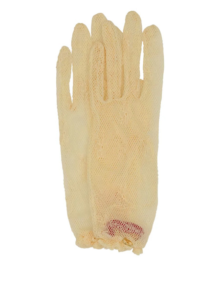  Valentino Garavani Mesh Gloves - Neutrals 