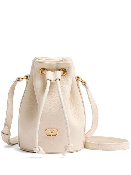  Valentino Garavani Mini Vlogo Signature Bucket Bag - Neutrals 