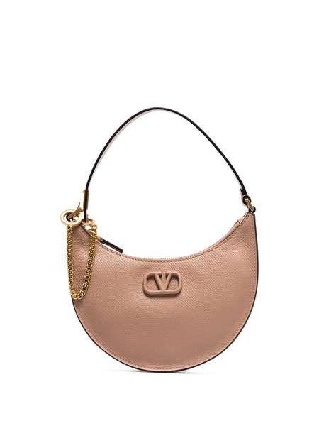  Valentino Garavani Mini Vlogo Signature Hobo Bag - Neutrals 
