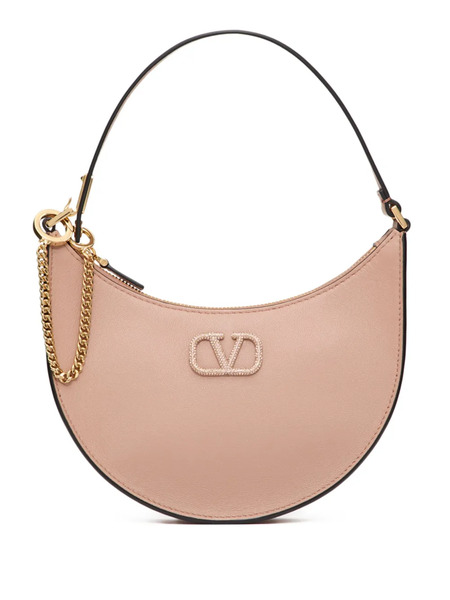  Valentino Garavani Mini Vlogo Signature Hobo Bag - Pink 