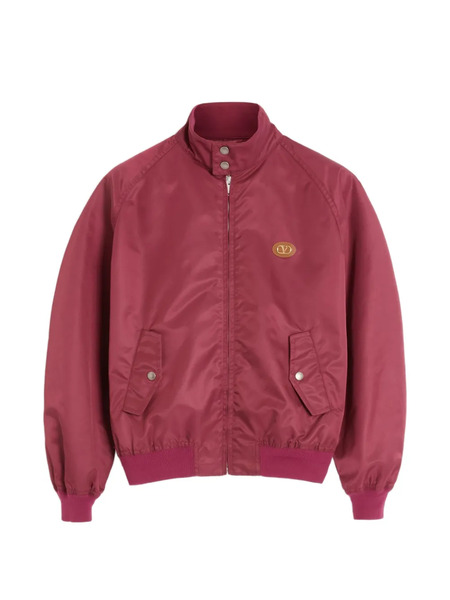  Valentino Garavani Nylon With Vlogo Patch Blouson - Red 