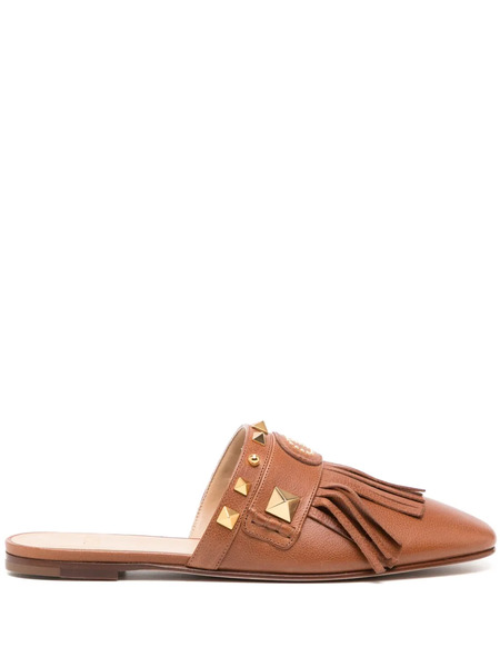  Valentino Garavani Plaster Caster Mules - Brown 