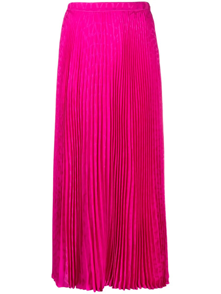  Valentino Garavani Pleated Midi Skirt - Pink 