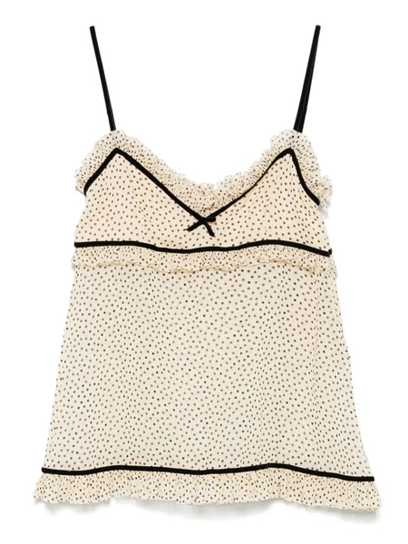  Valentino Garavani Polka Dot Camisole - Neutrals 