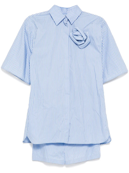  Valentino Garavani Pre-owned Striped Romper - Blue 