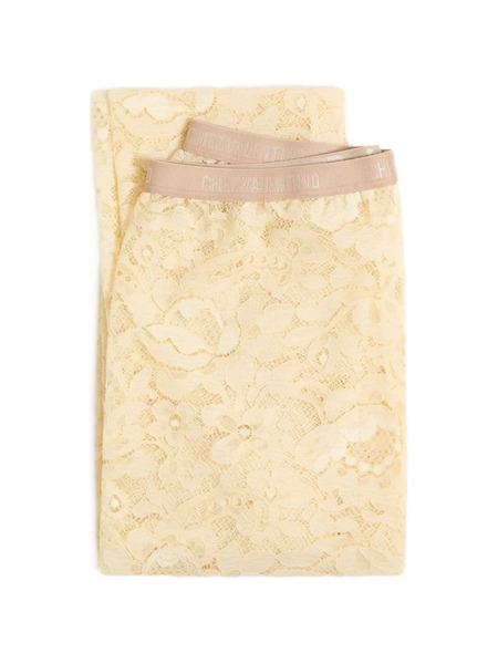  Valentino Garavani Rebrodé Lace Tights - Neutrals 