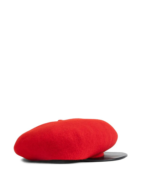  Valentino Garavani Red Beret Hat 