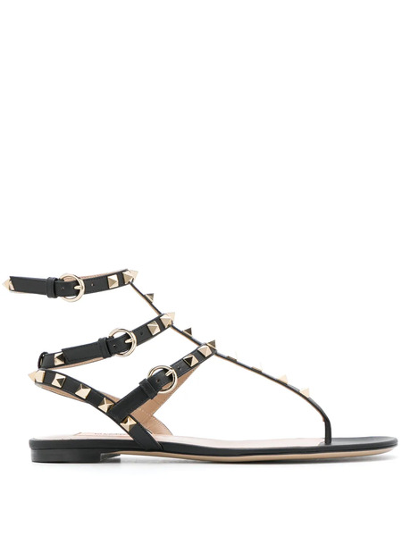  Valentino Garavani Rockstud Flip-flops - Black 