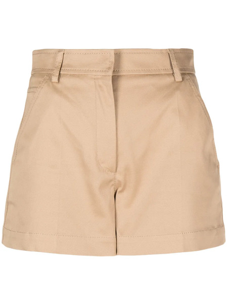  Valentino Garavani Rockstud High-waisted Shorts - Neutrals 