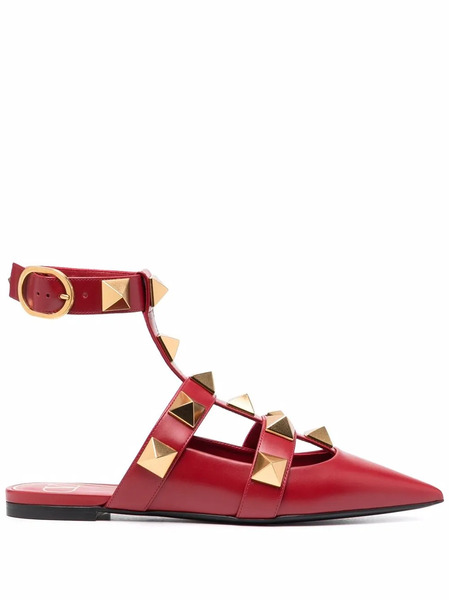  Valentino Garavani Roman Stud Pumps - Red 