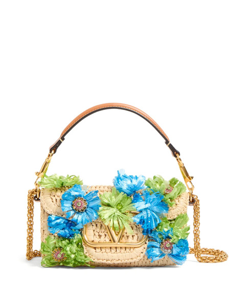  Valentino Garavani Small Locò Shoulder Bag - Neutrals 