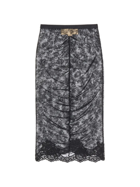  Valentino Garavani Stretch Lace Skirt - Black 