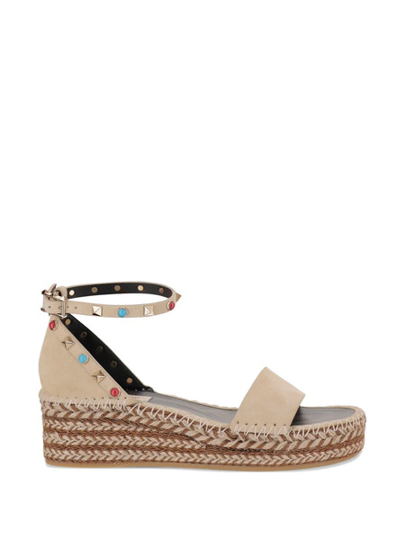  Valentino Garavani Studded Espadrilles - Neutrals 