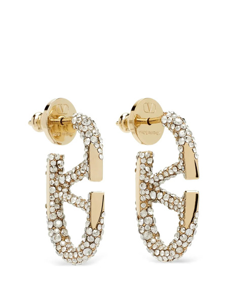  Valentino Garavani Studded Logo Earrings - Gold 