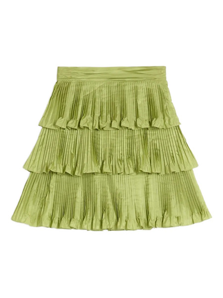  Valentino Garavani Taffeta Skirt - Green 