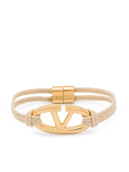  Valentino Garavani The Bold Edition Vlogo Bracelet - Neutrals 
