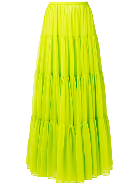  Valentino Garavani Tiered Maxi-skirt - Green 