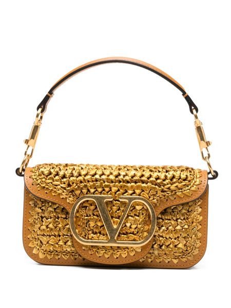  Valentino Garavani Vlogo-appliqué Mini Bag - Gold 