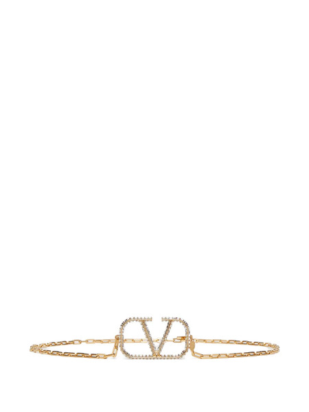  Valentino Garavani Vlogo Chain Belt - Gold 