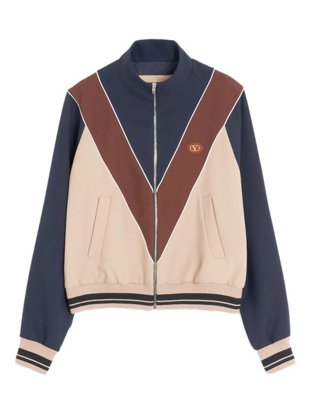  Valentino Garavani Vlogo-patch Sweatshirt - Neutrals 