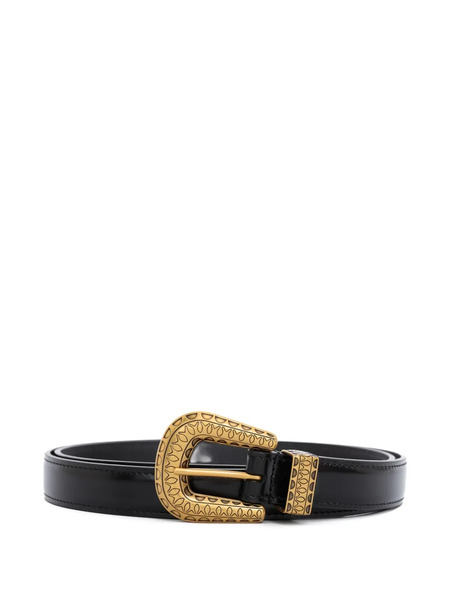  Valentino Garavani Vlogo Signature Belt - Black 