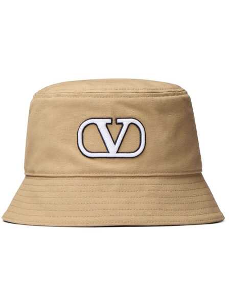  Valentino Garavani Vlogo Signature Bucket Hat - Neutrals 
