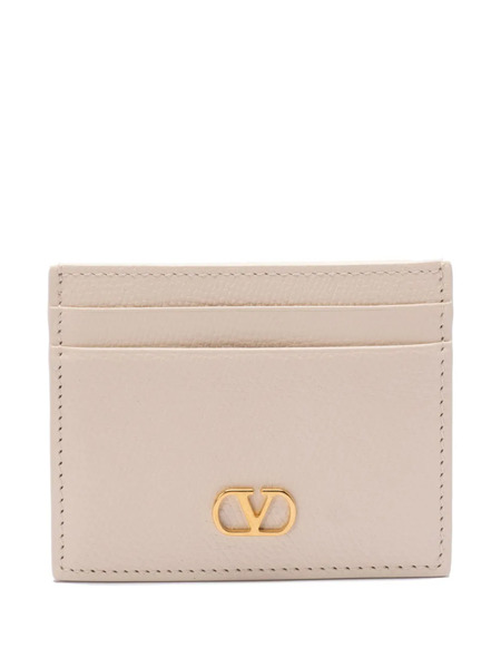  Valentino Garavani Vlogo-signature Card Holder - Neutrals 