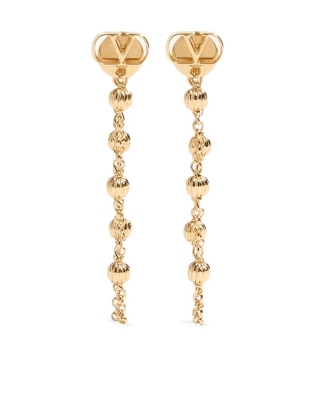  Valentino Garavani Vlogo Signature Earrings - Gold 