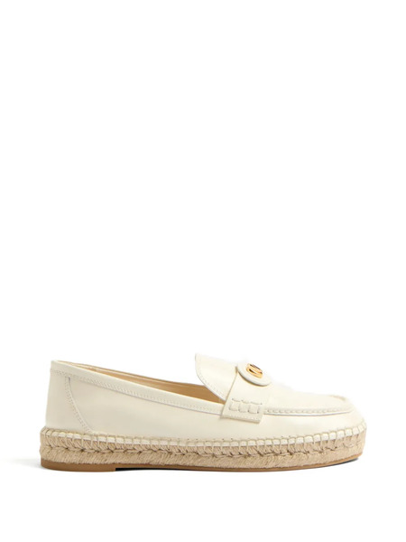  Valentino Garavani Vlogo Signature Loafers - White 