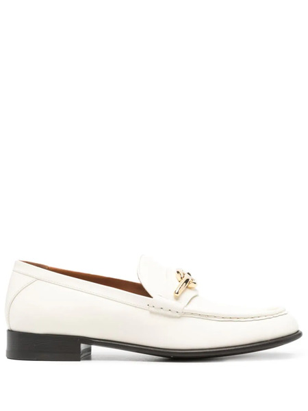 Valentino Garavani Vlogo Signature 25mm Loafers - Neutrals 
