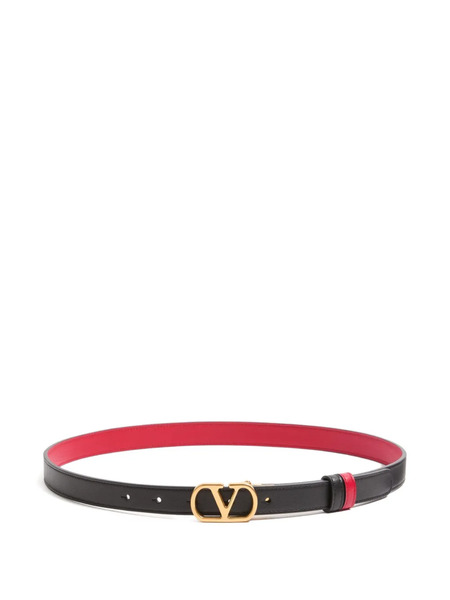  Valentino Garavani Vlogo Signature Reversible Belt - Black 
