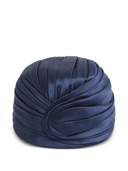 Valentino Garavani Vlogo Signature Rigid Head Scarf - Blue 