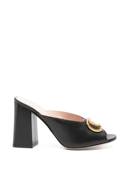  Valentino Garavani Vlogo Signature Sandals - Black 