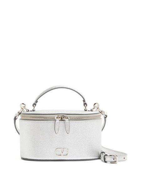 Valentino Garavani Vlogo Signature Vanity Bag - Silver 