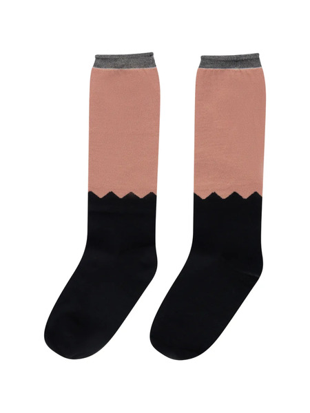  Valentino Garavani Zigzag Socks - Pink 