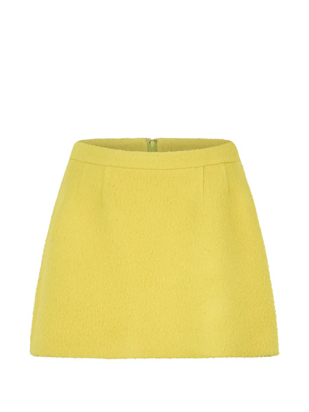  Valentino Garavani Zip-fastening Mini Skirt - Yellow 
