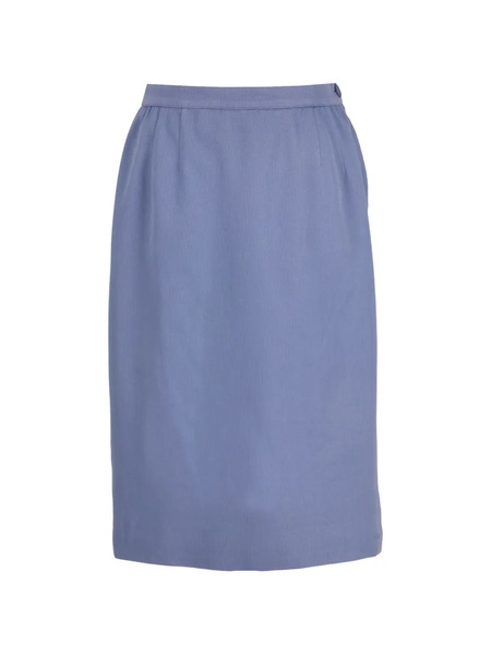  Valentino Pre-owned Cotton Midi Skirt - Blue 