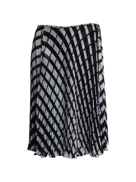  Valentino Pre-owned Pleated Midi Skirt - Black 