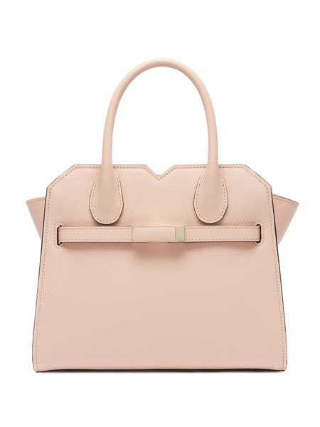  Valextra Mini Milano Leather Handbag - Pink 
