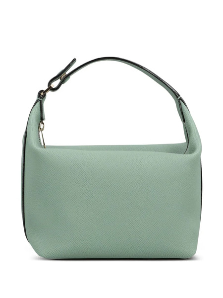  Valextra Mochi Leather Mini Tote Bag - Green 