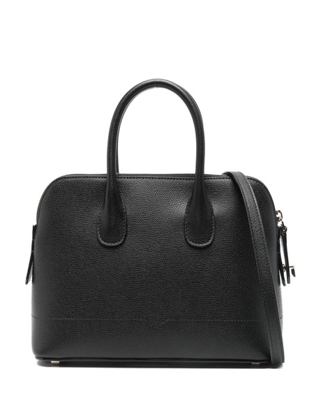  Valextra Small Mylogo Tote Bag - Black 
